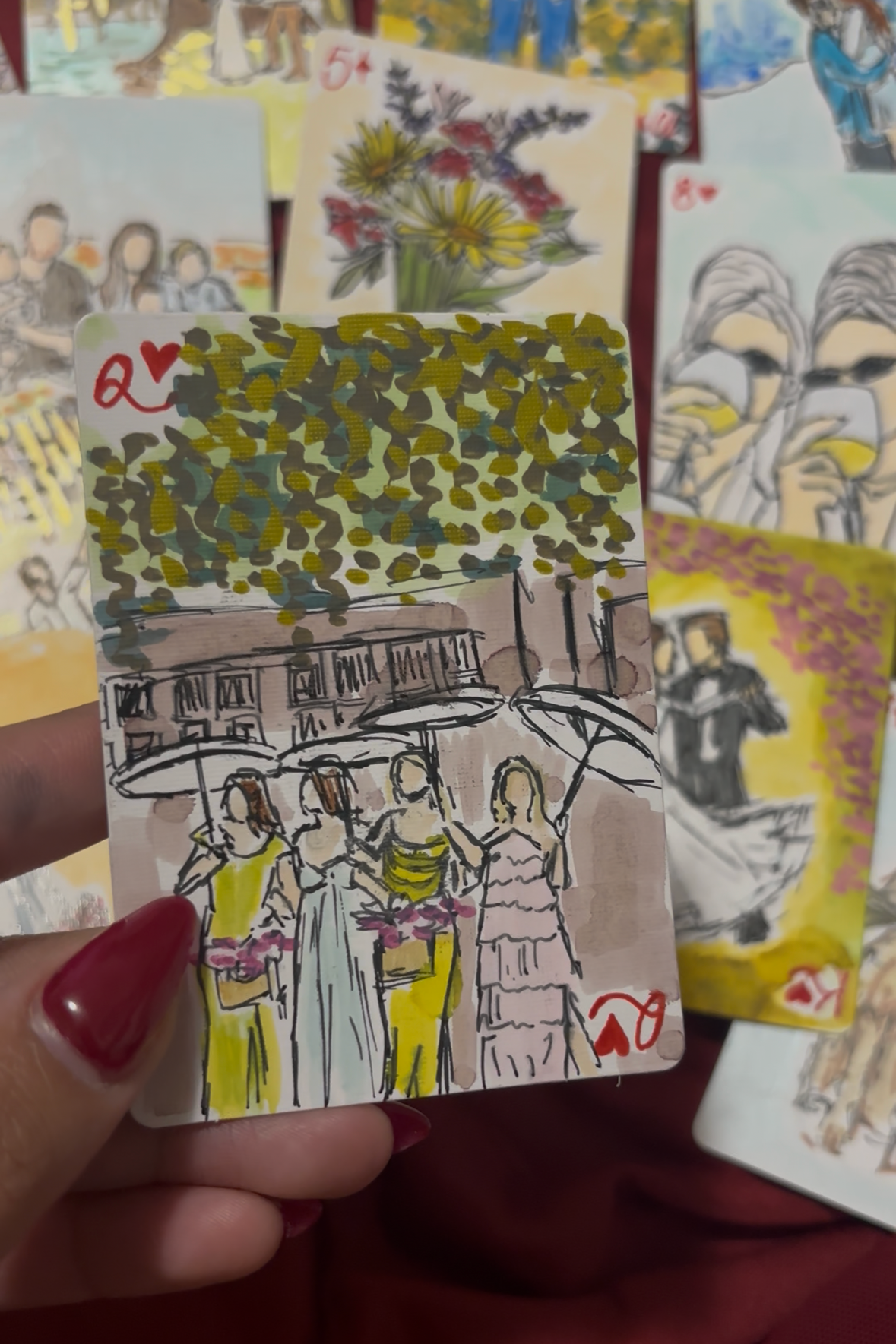 Alma's Custom Cards for April