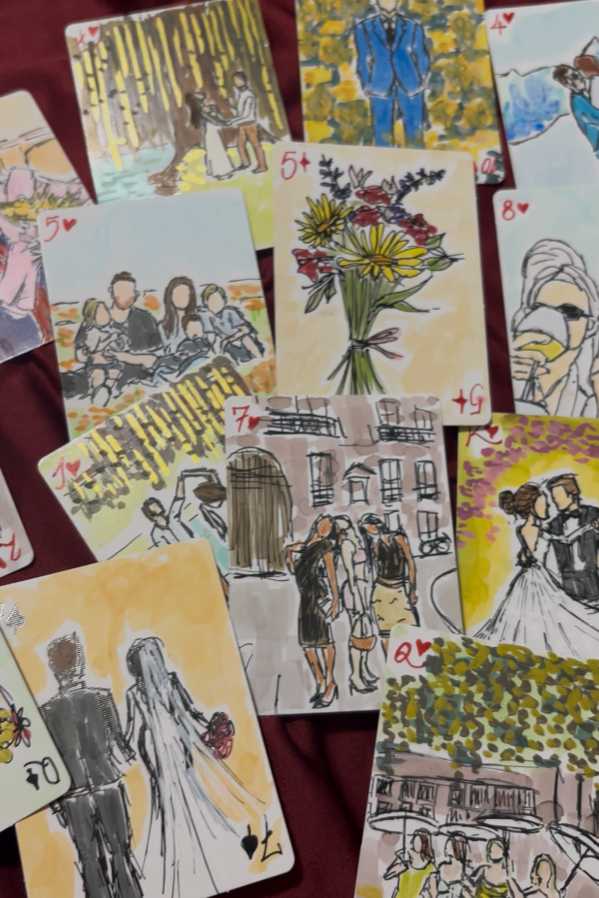 Alma's Custom Cards for April